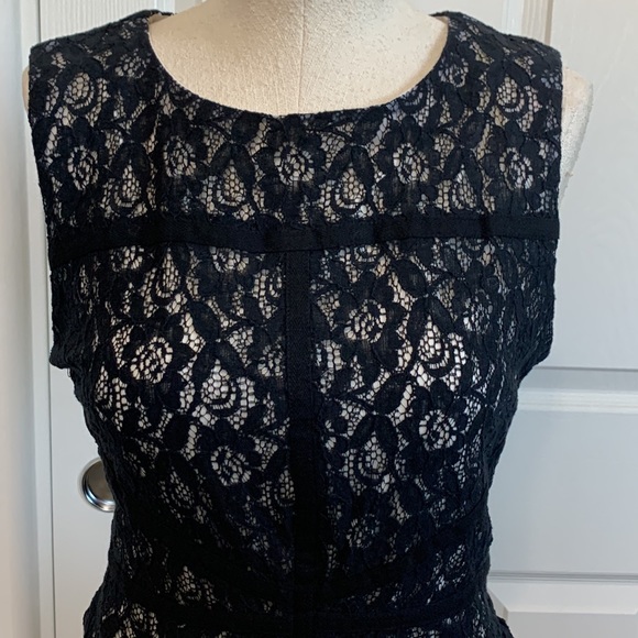 Bisou Bisou Lace Nude Dress - Picture 1 of 10